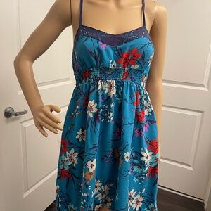 2 Dresses, Floral Spaghetti Strap Dress and strapless dress